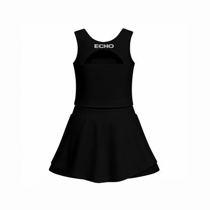 Hildy Triple-Layer Vest Skirt Set